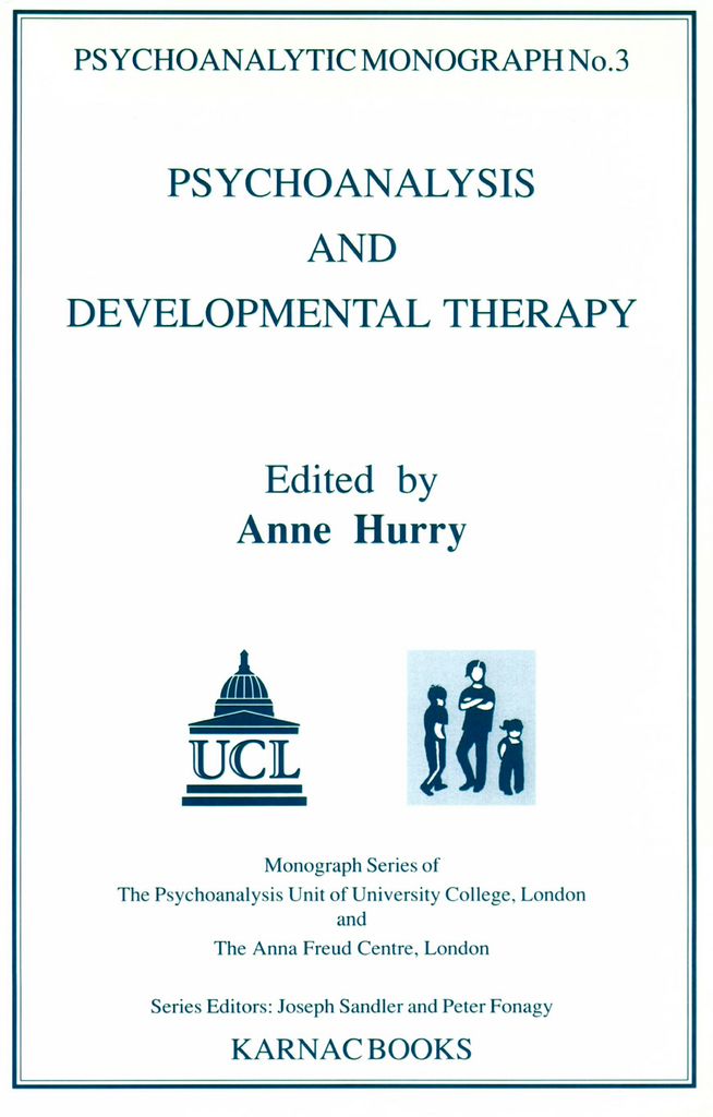 Psychoanalysis and Developmental Therapy