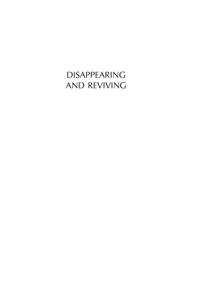 Disappearing and Reviving