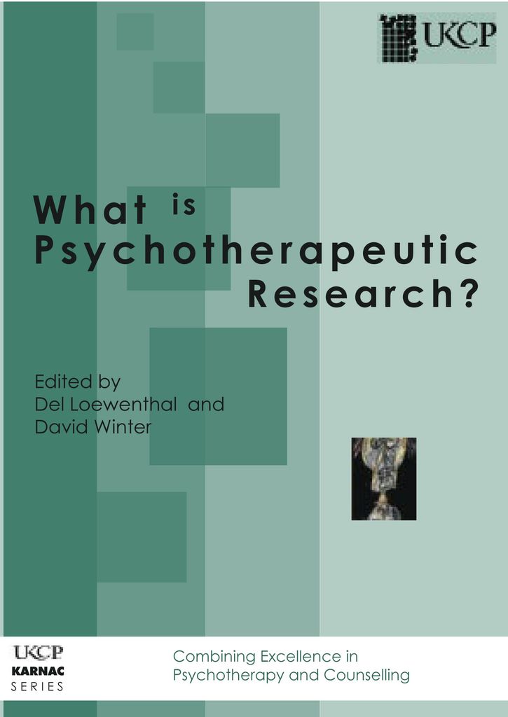 What is Psychotherapeutic Research?