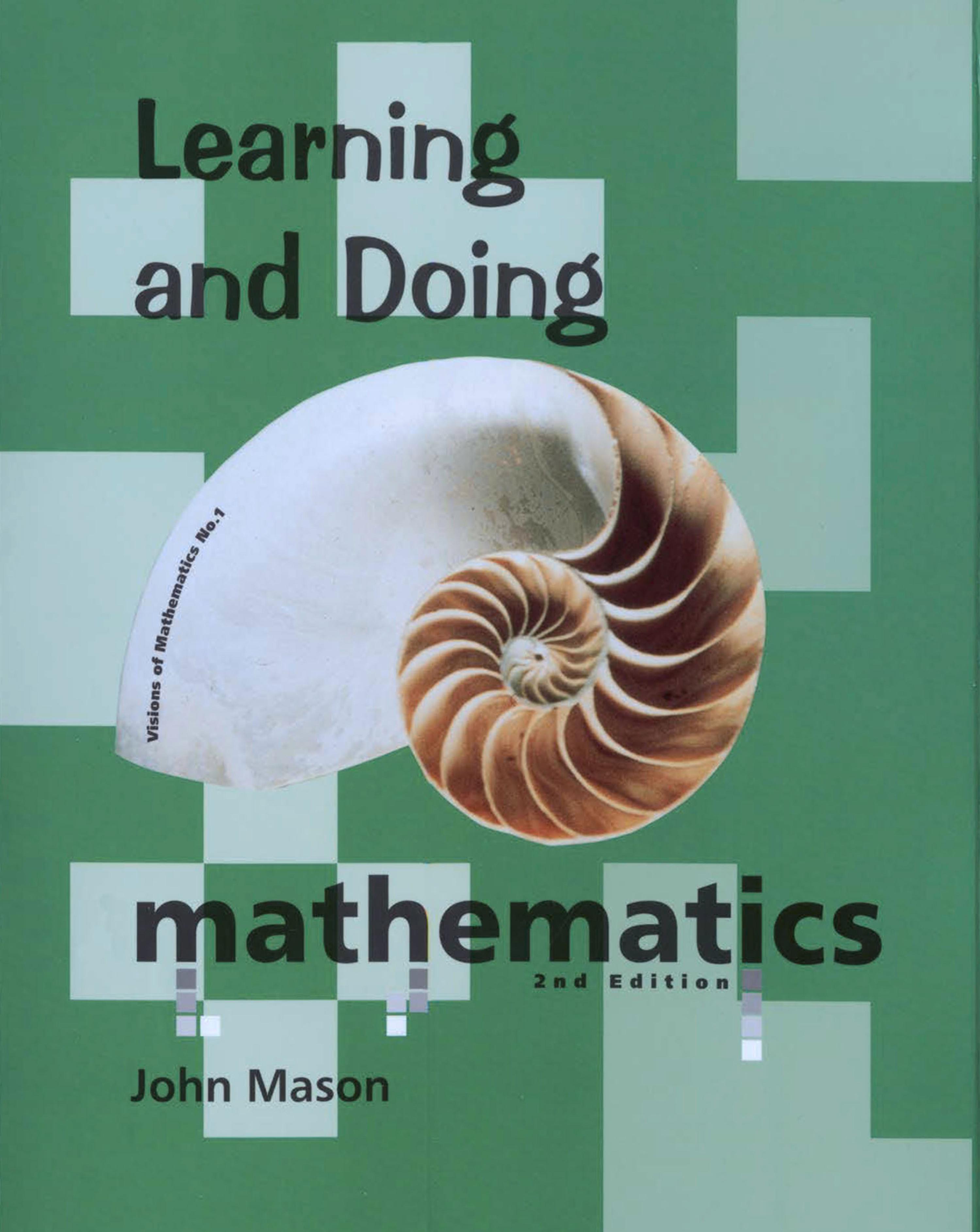 Cover image for Learning and Doing Mathematics