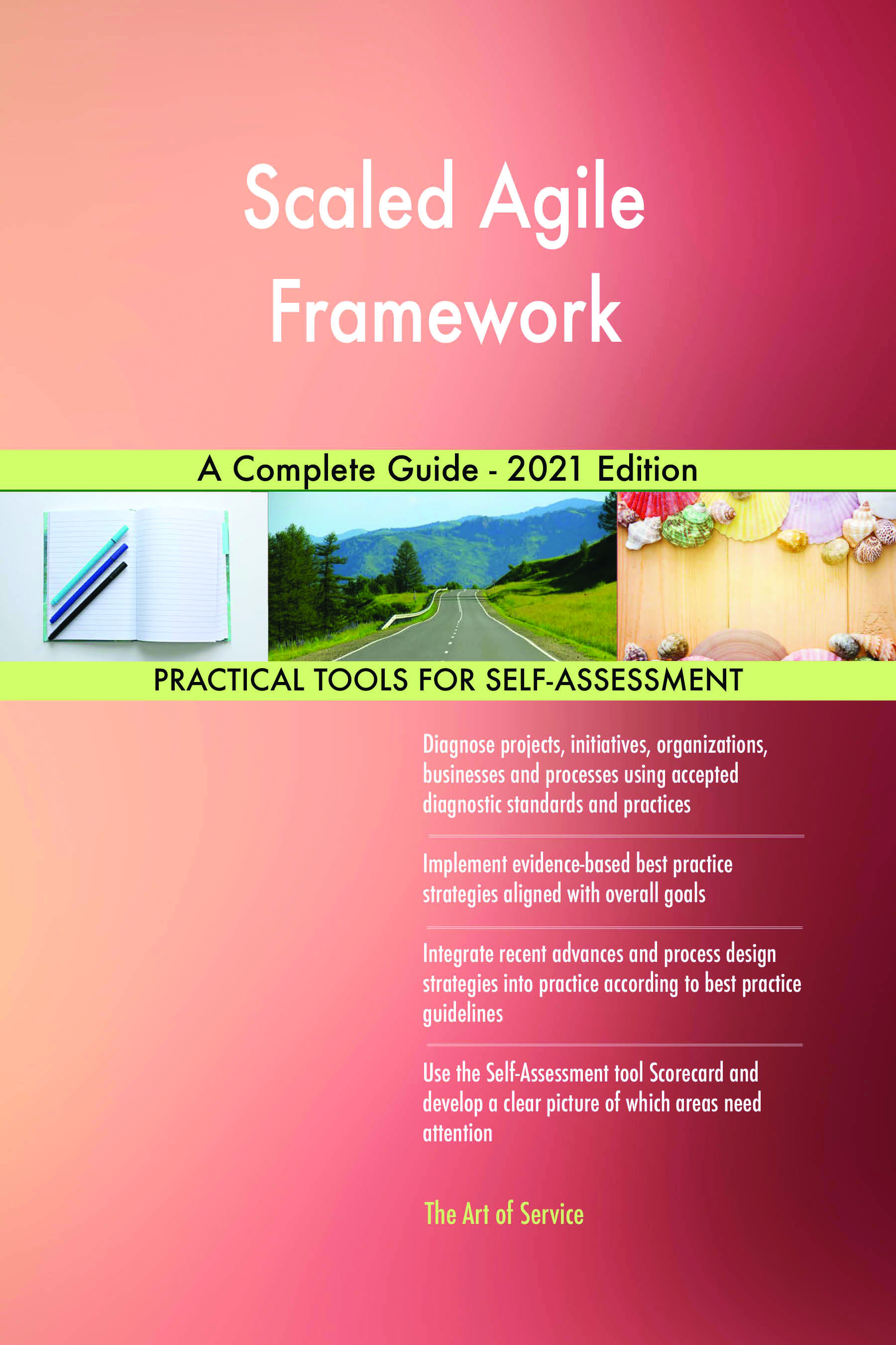 Cover image for Scaled Agile Framework A Complete Guide - 2021 Edition