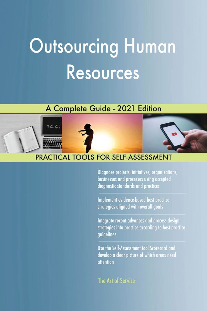 Cover image for Outsourcing Human Resources A Complete Guide - 2021 Edition