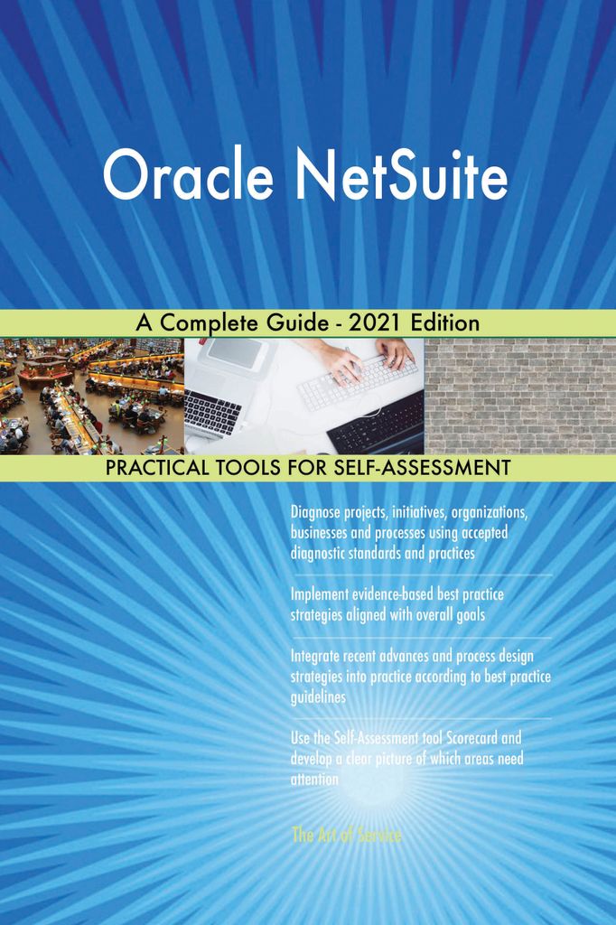 Cover image for Oracle NetSuite A Complete Guide - 2021 Edition