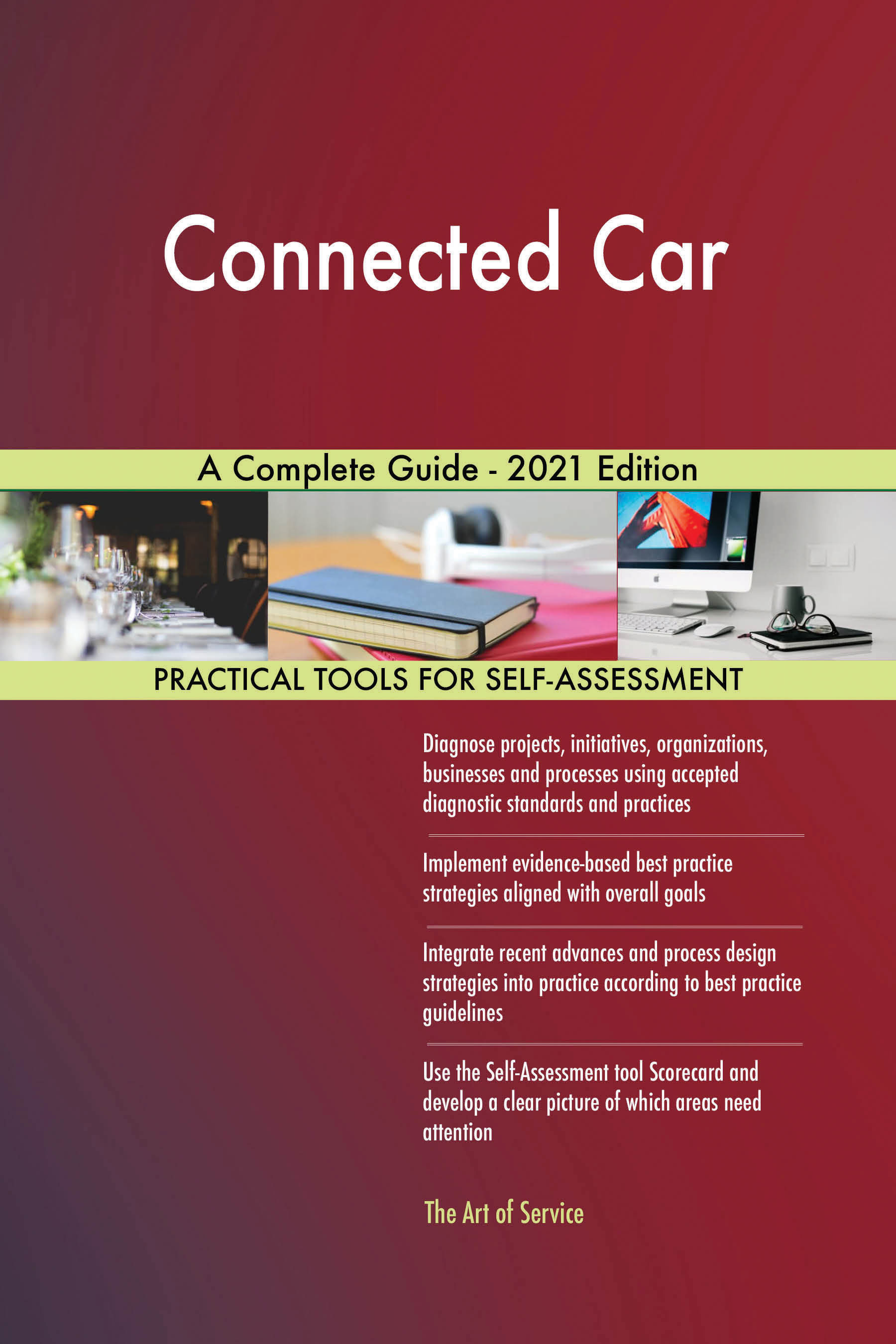 Cover image for Connected Car A Complete Guide - 2021 Edition