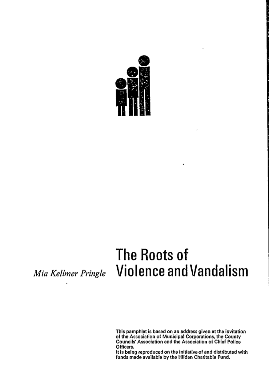 Cover image for The Roots of Violence and Vandalism