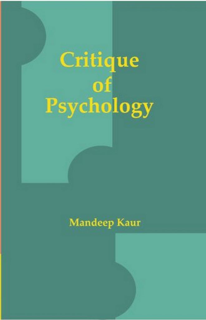 Cover image for Critique of Psychology