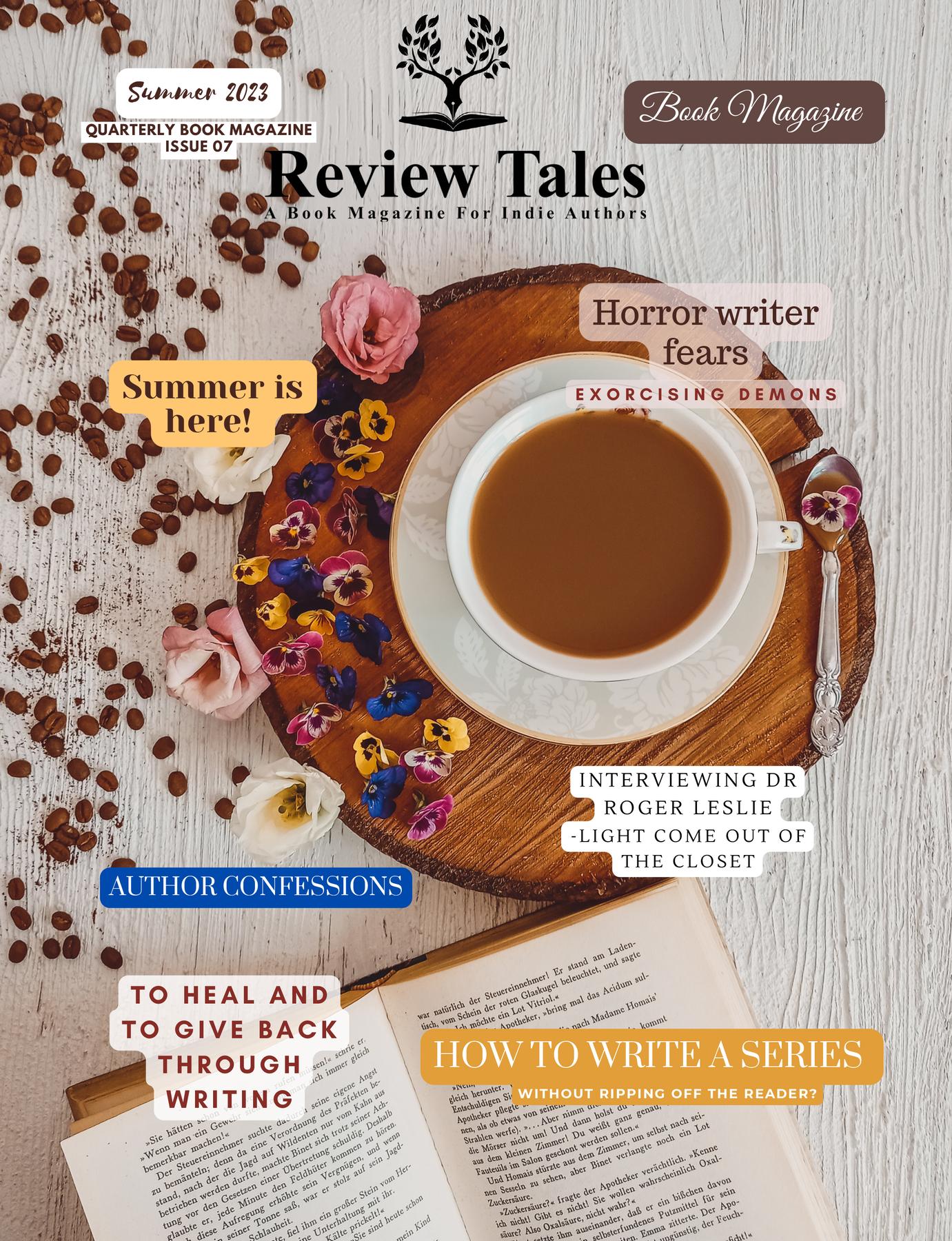 Cover image for Review Tales - A Book Magazine For Indie Authors - 7th Edition (Summer 2023)