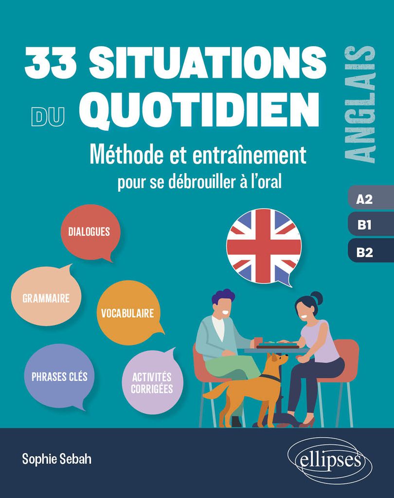 Cover image for Anglais. 33 situations du quotidien  A2-B1-B2