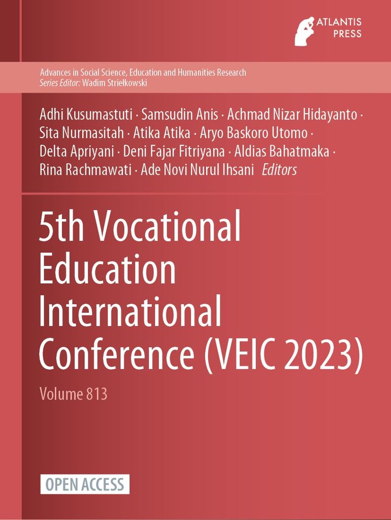 Cover image for 5th Vocational Education International Conference (VEIC 2023)