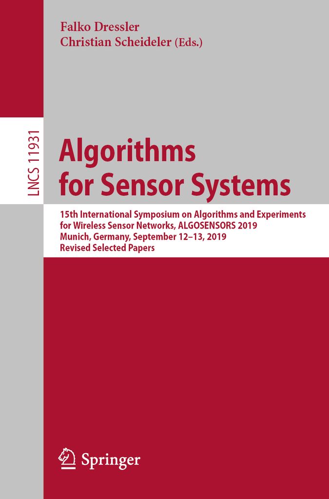Algorithms For Sensor Systems by