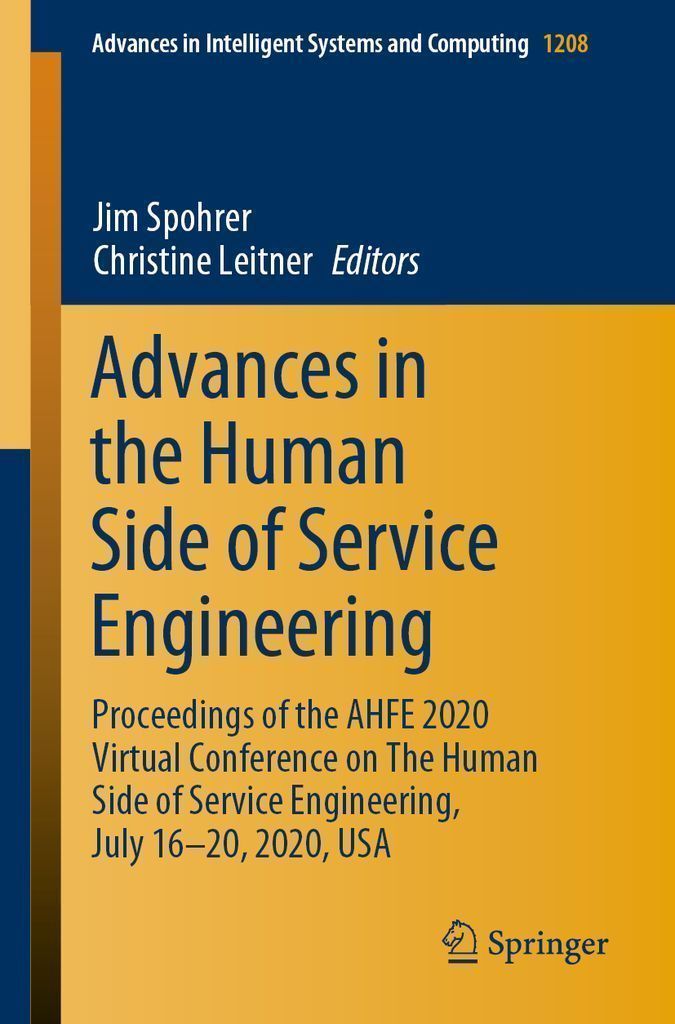Cover image for Advances in the Human Side of Service Engineering