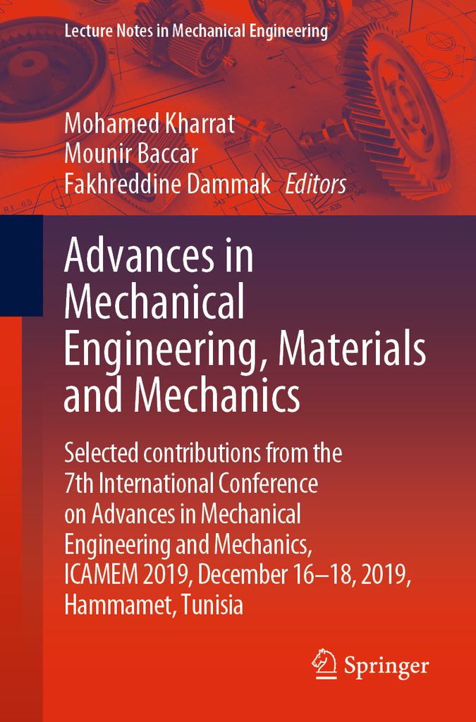 Cover image for Advances in Mechanical Engineering, Materials and Mechanics