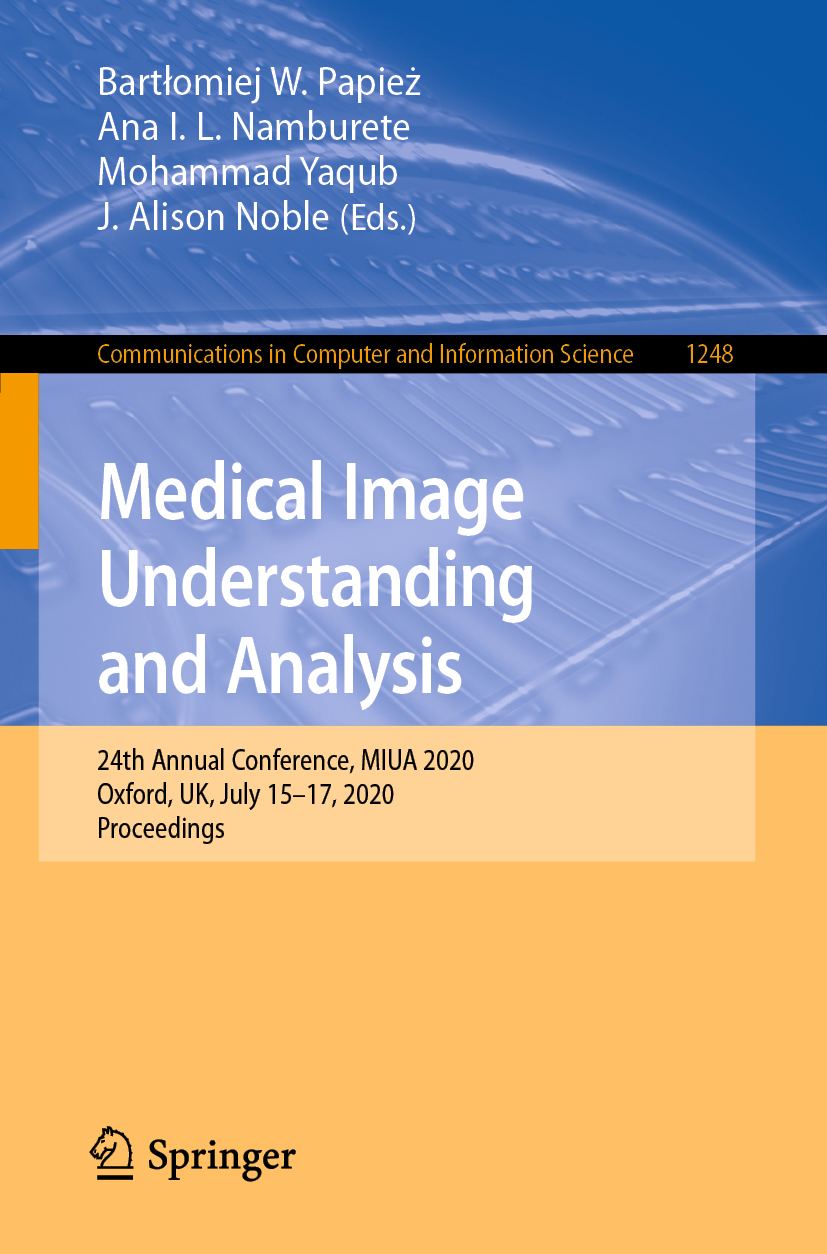 Cover image for Medical Image Understanding and Analysis