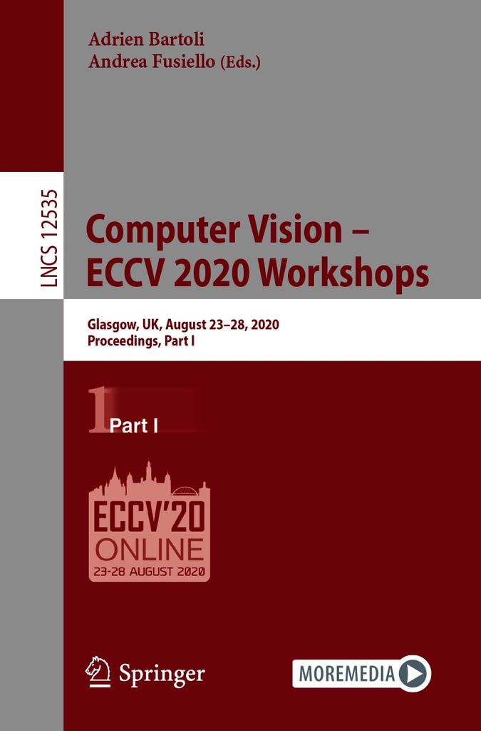 Cover image for Computer Vision  ECCV 2020 Workshops