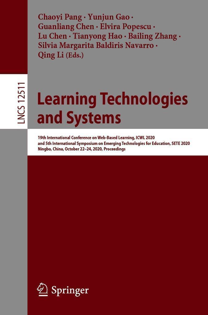 Cover image for Learning Technologies and Systems