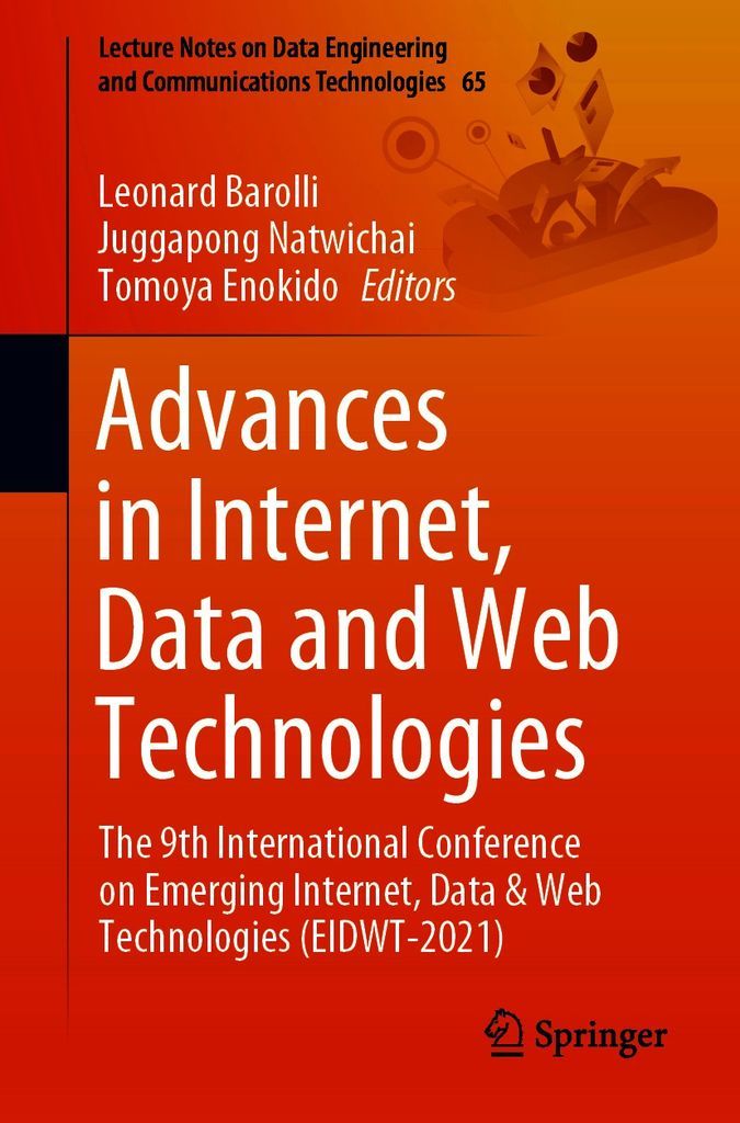 Cover image for Advances in Internet, Data and Web Technologies