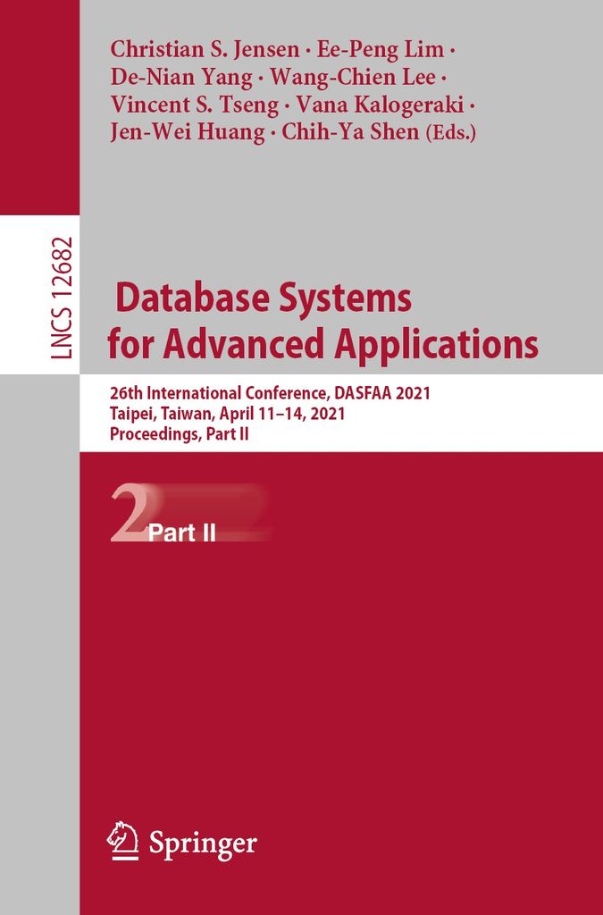 Cover image for Database Systems for Advanced Applications