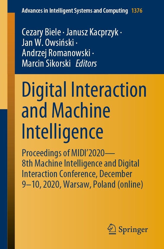 Cover image for Digital Interaction and Machine Intelligence