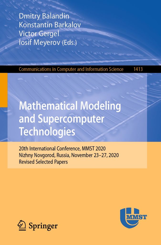 Cover image for Mathematical Modeling and Supercomputer Technologies