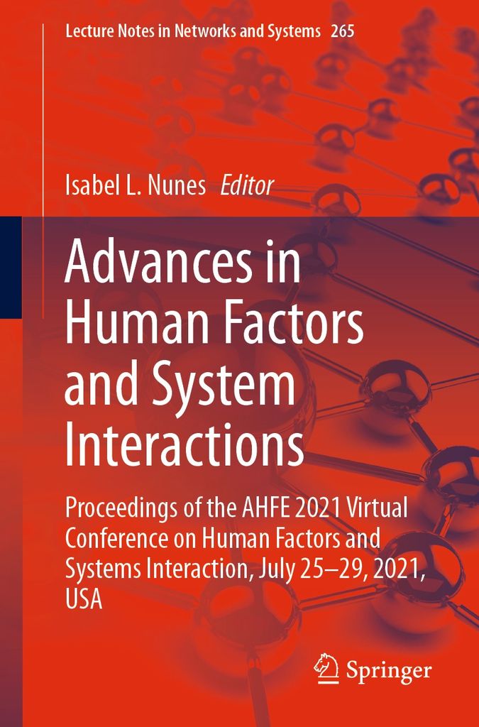 Cover image for Advances in Human Factors and System Interactions