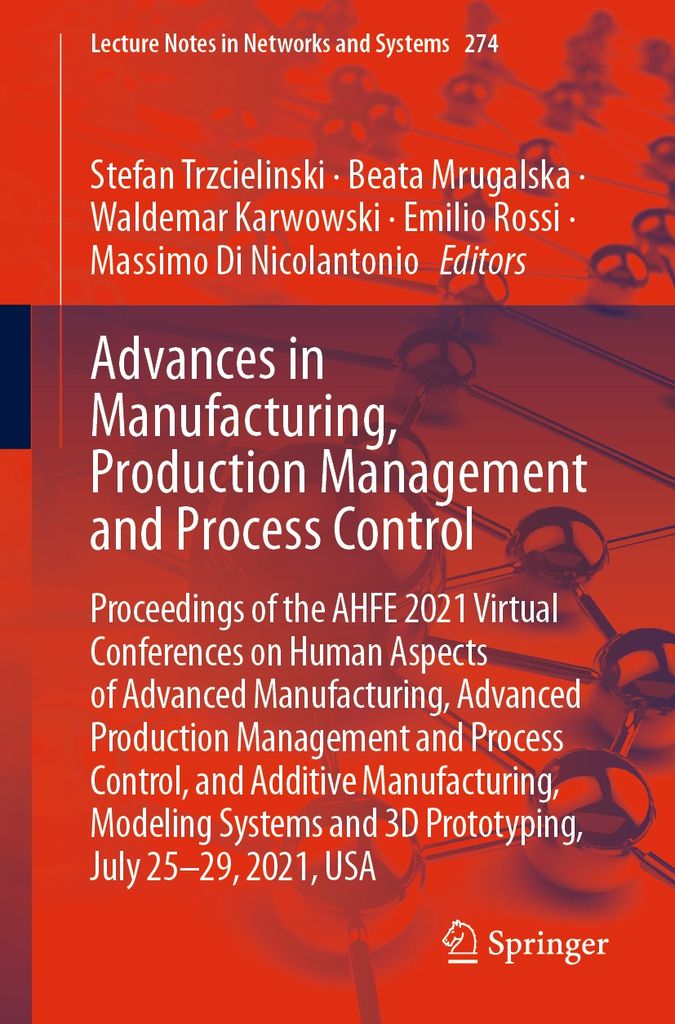 Cover image for Advances in Manufacturing, Production Management and Process Control