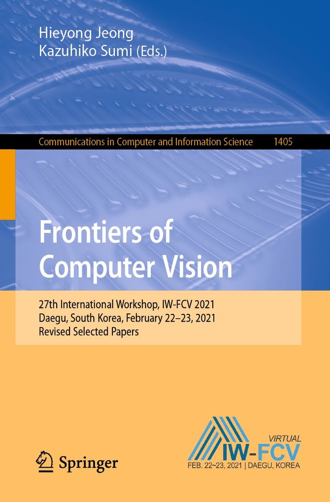 Cover image for Frontiers of Computer Vision