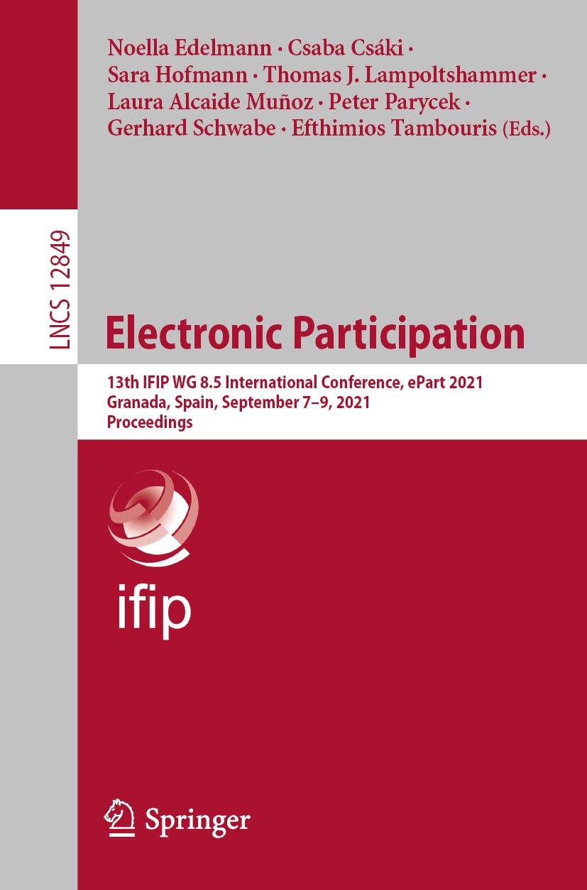 Cover image for Electronic Participation
