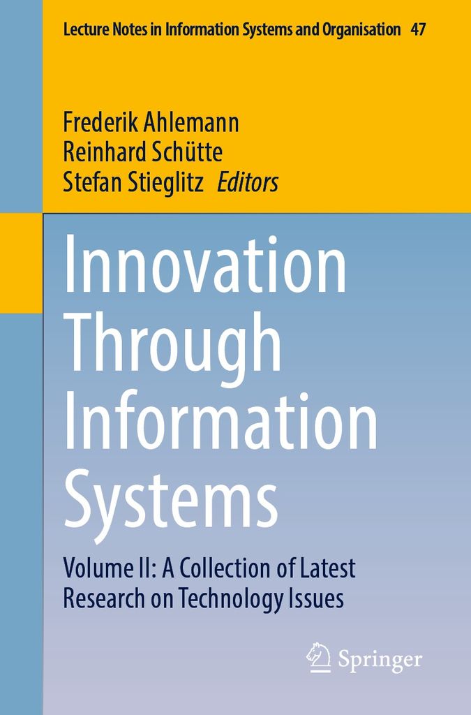 Cover image for Innovation Through Information Systems