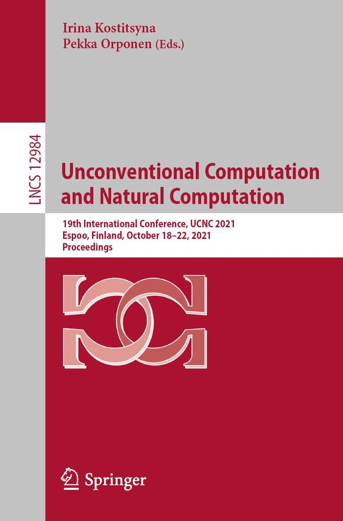 Cover image for Unconventional Computation and Natural Computation