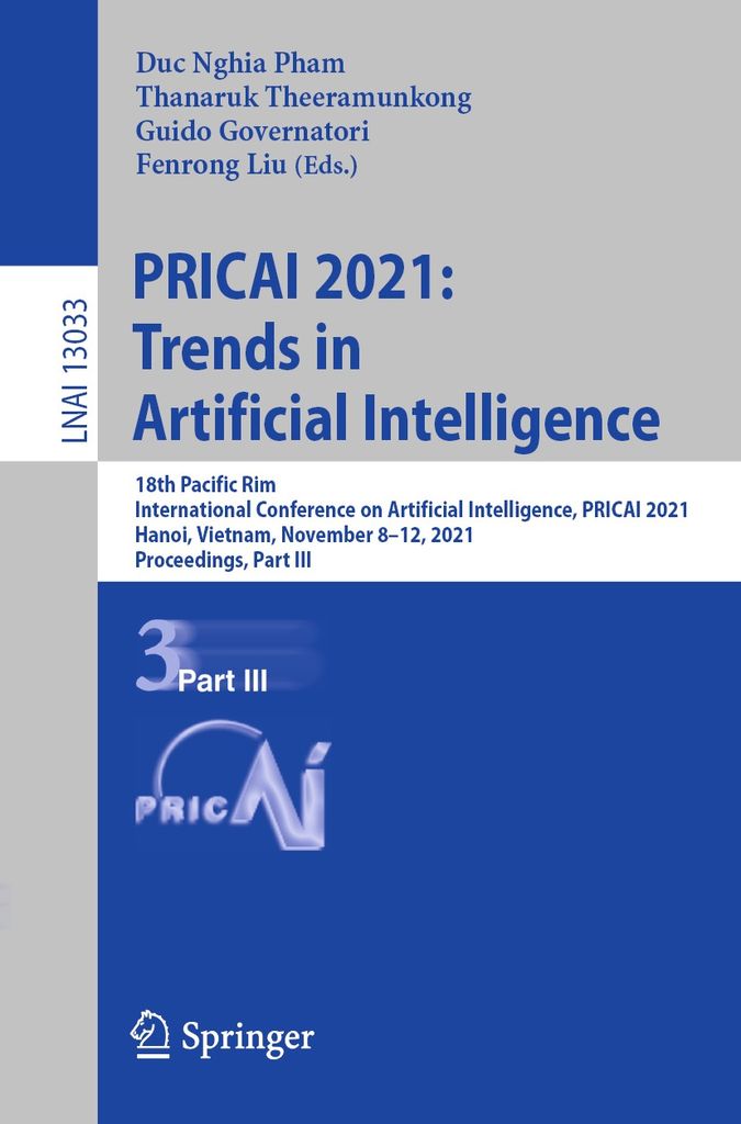 Cover image for PRICAI 2021: Trends in Artificial Intelligence