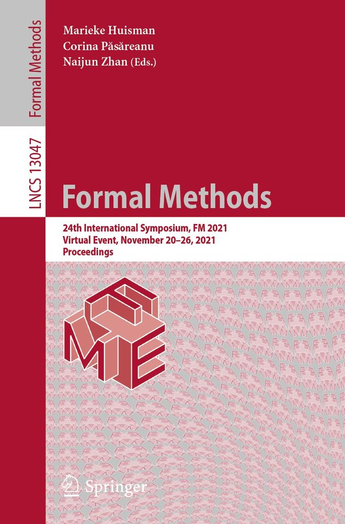 Cover image for Formal Methods