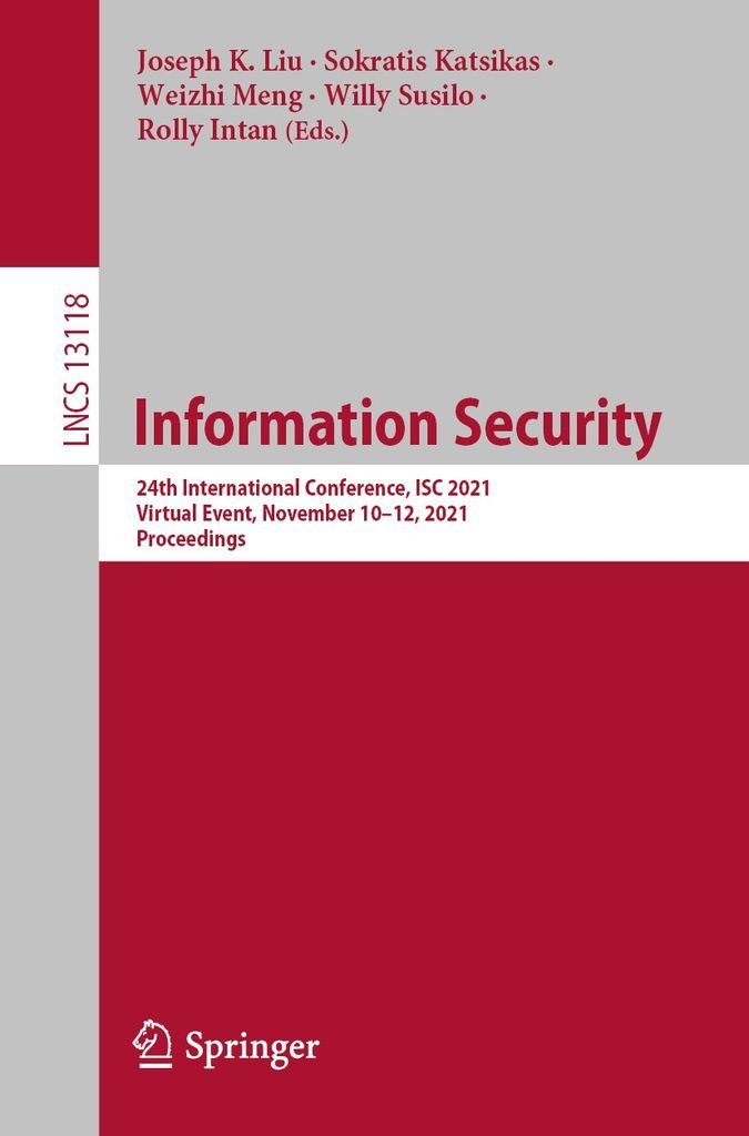 Cover image for Information Security