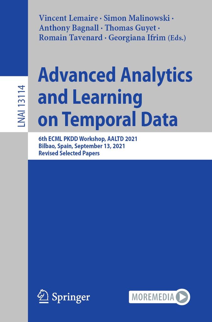 Cover image for Advanced Analytics and Learning on Temporal Data