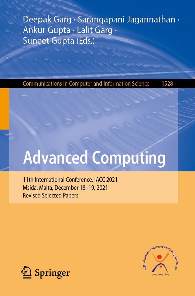 Cover image for Advanced Computing