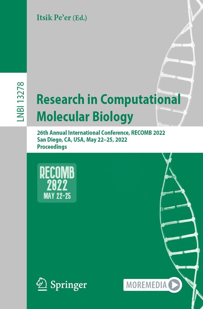 Cover image for Research in Computational Molecular Biology