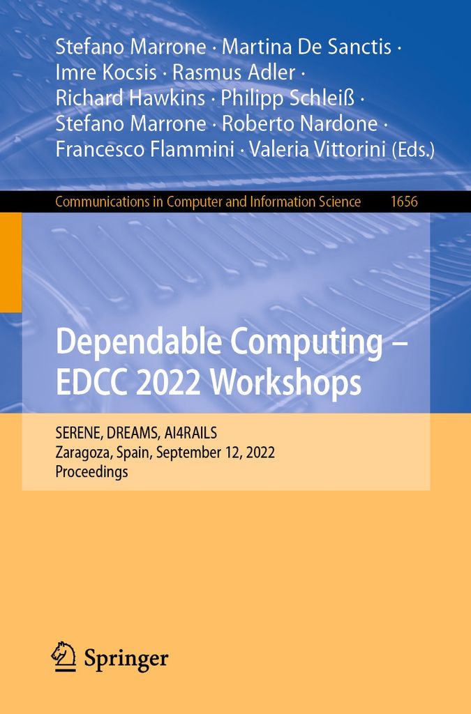 Cover image for Dependable Computing  EDCC 2022 Workshops