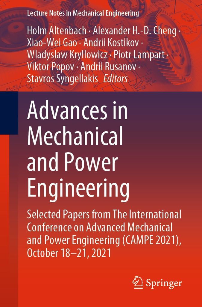 Cover image for Advances in Mechanical and Power Engineering