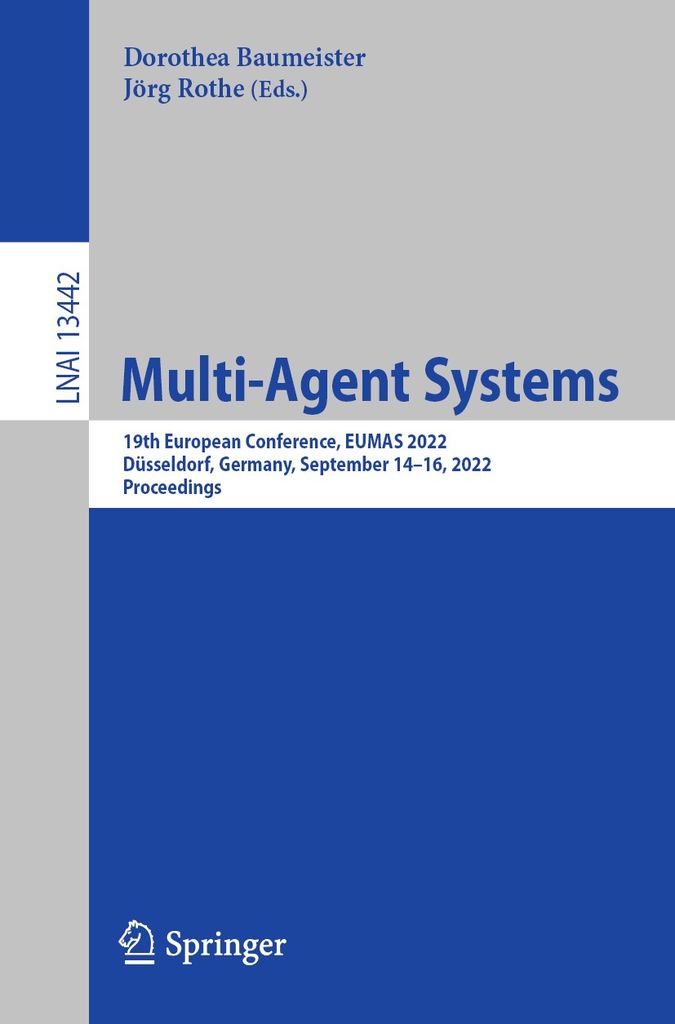 Cover image for Multi-Agent Systems