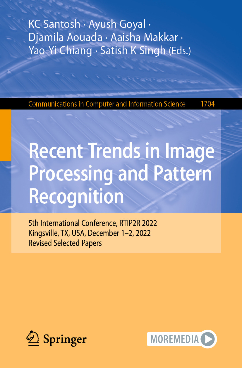 Cover image for Recent Trends in Image Processing and Pattern Recognition