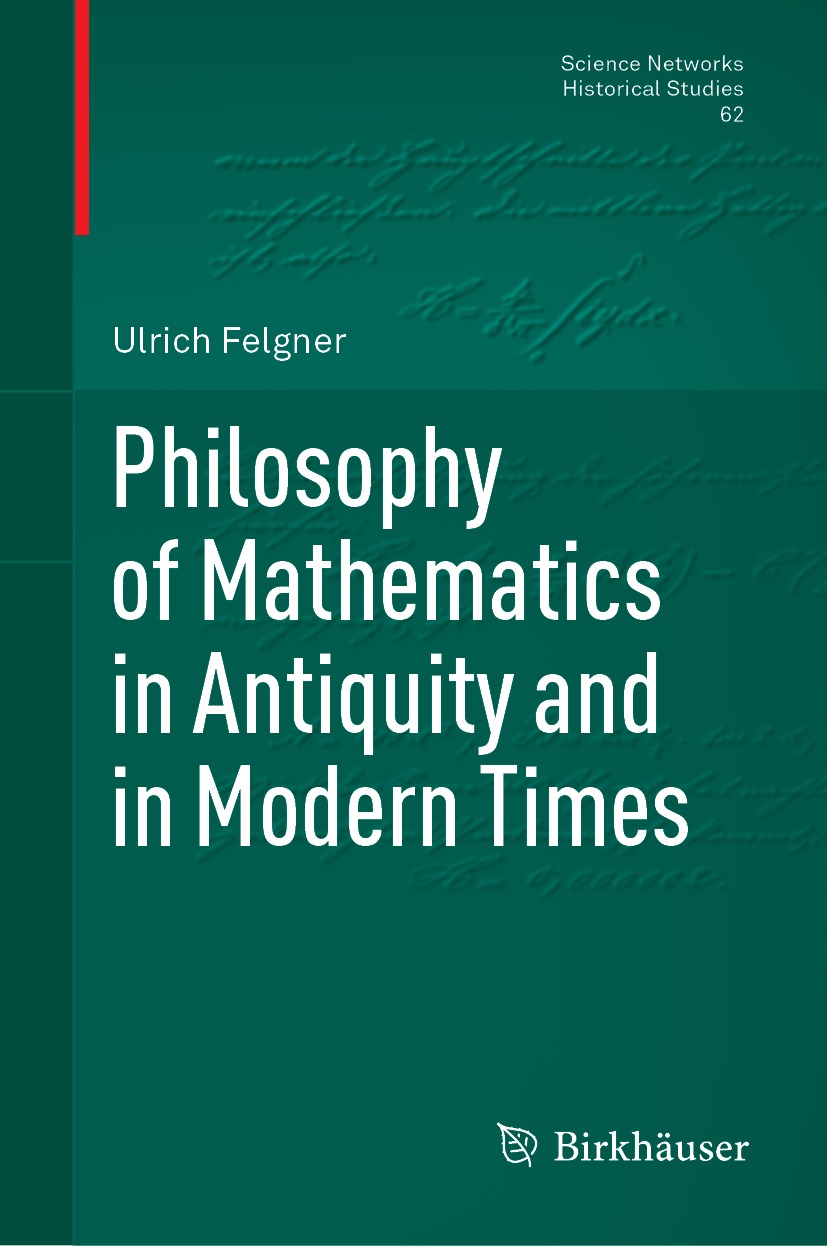 Cover image for Philosophy of Mathematics in Antiquity and in Modern Times