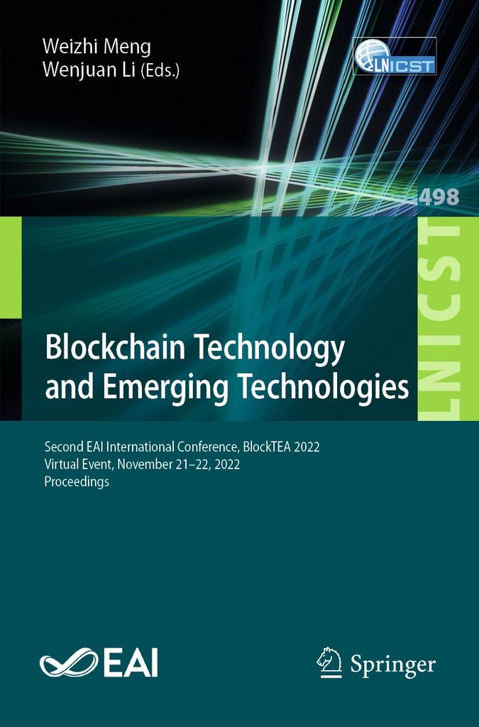 Cover image for Blockchain Technology and Emerging Technologies