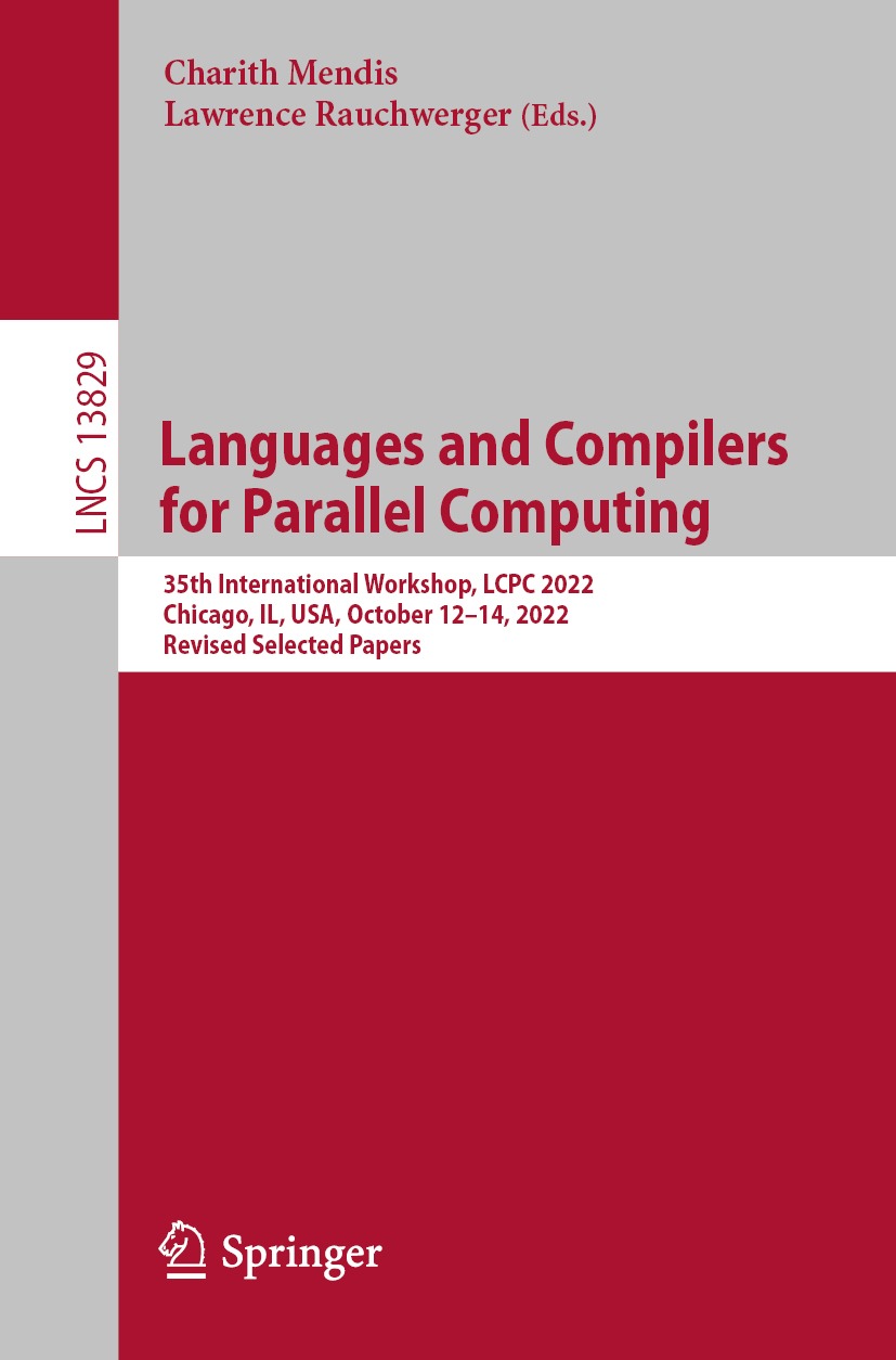 Cover image for Languages and Compilers for Parallel Computing