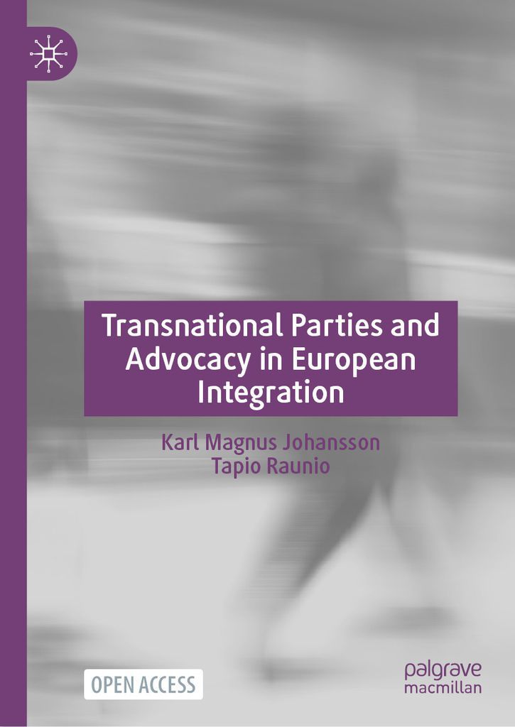 Cover image for Transnational Parties and Advocacy in European Integration