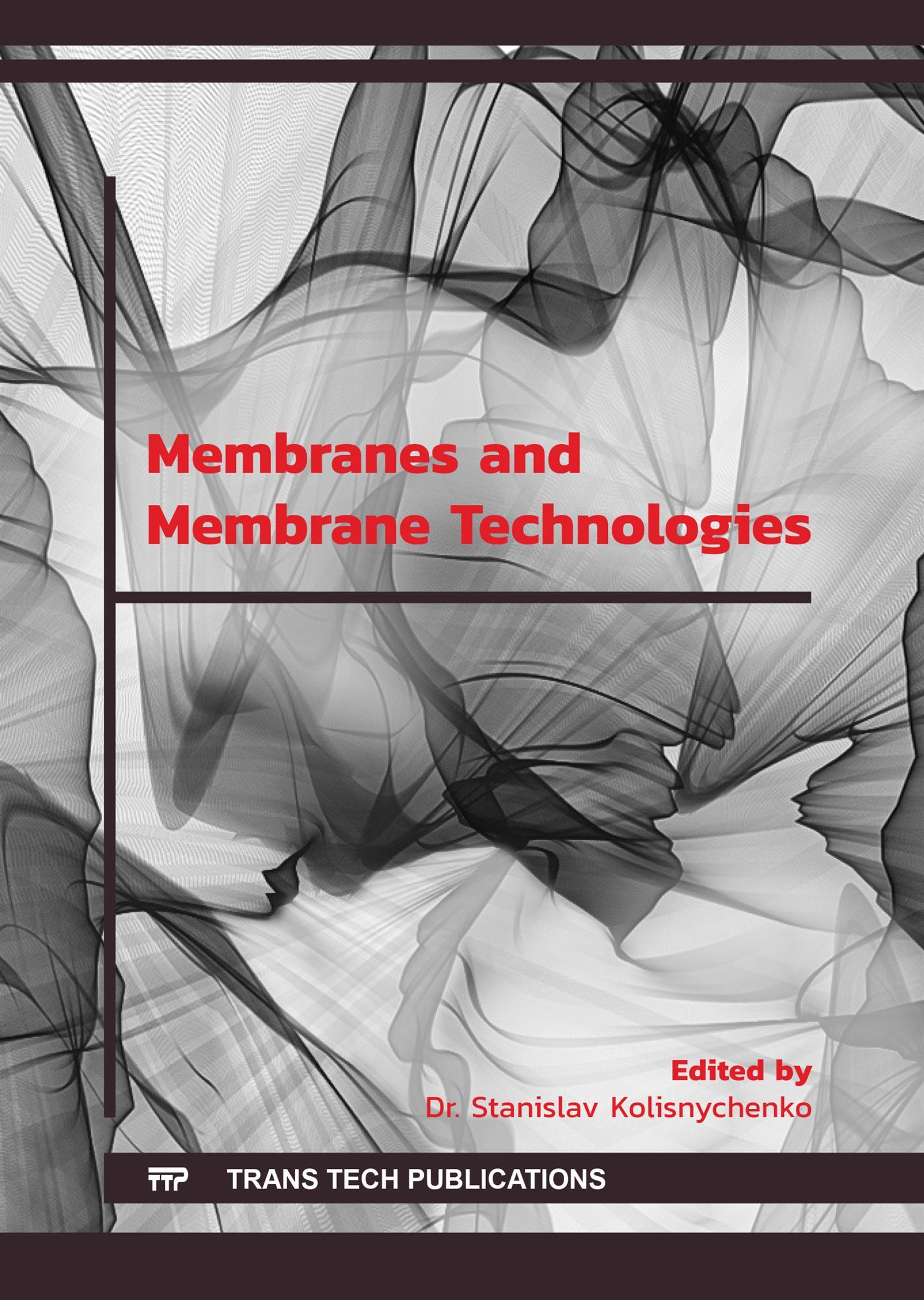 Cover image for Membranes and Membrane Technologies