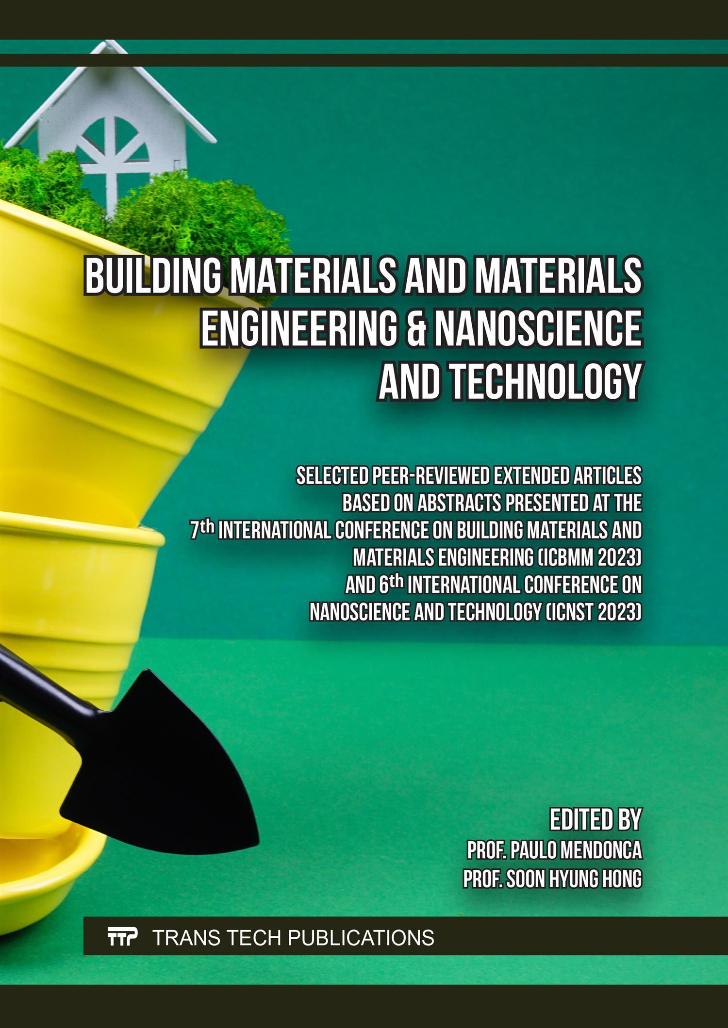 Cover image for Building Materials and Materials Engineering & Nanoscience and Technology