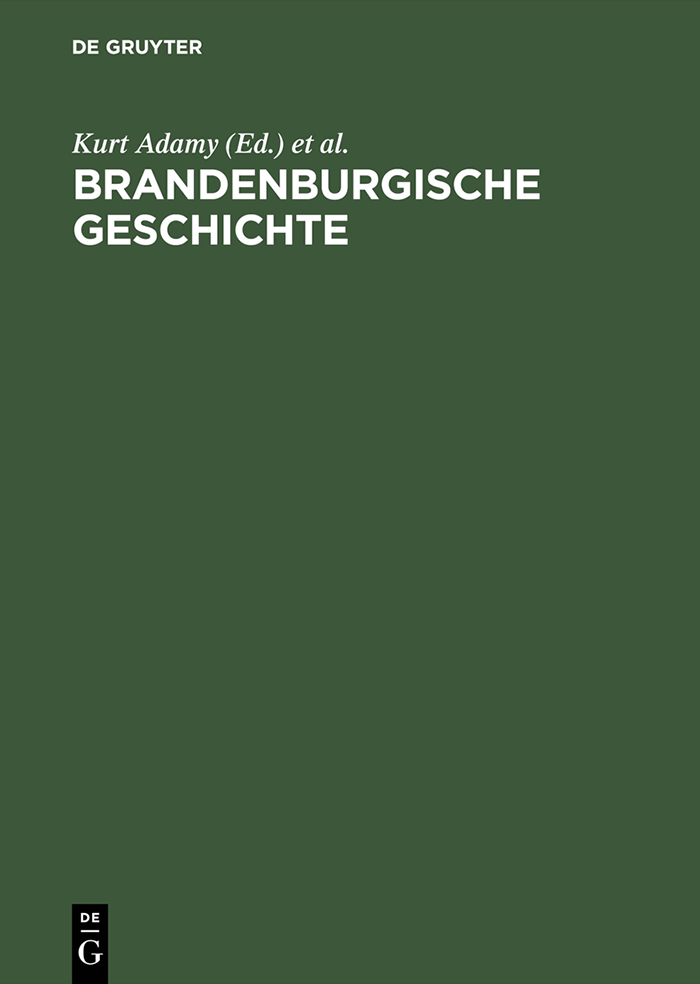 Cover image for Brandenburgische Geschichte