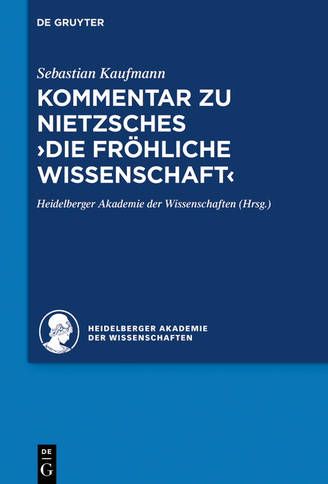 Cover image for Kommentar zu Nietzsches "Die frohliche Wissenschaft"
