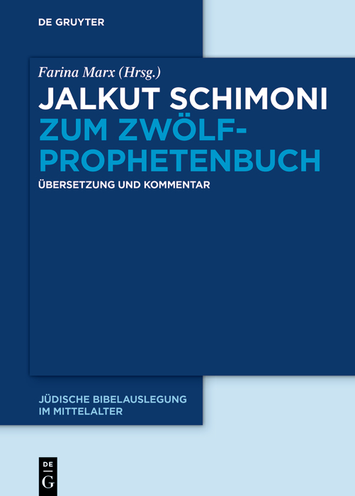 Cover image for Jalkut Schimoni zum Zwolfprophetenbuch