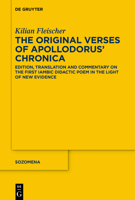Cover image for The Original Verses of Apollodorus Chronica
