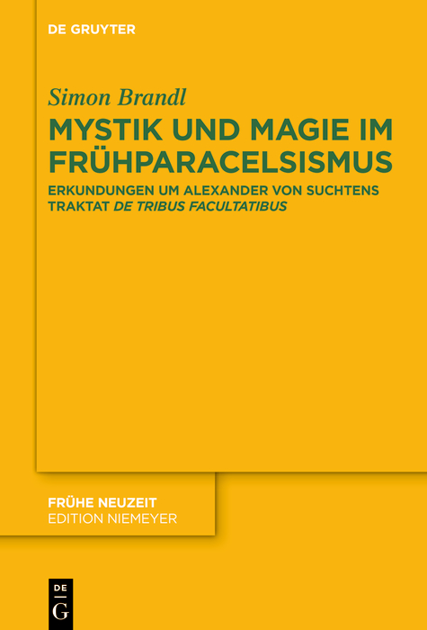 Cover image for Mystik und Magie im Fruhparacelsismus